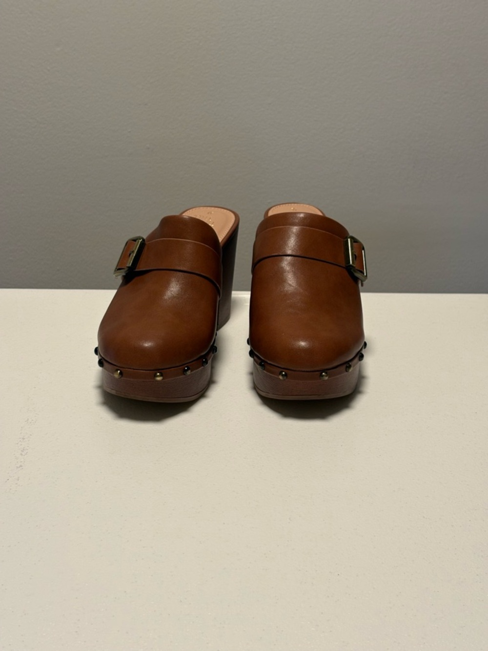 Time and Tru 4 inch heel clogs ma made materials boho festival chic party summer
